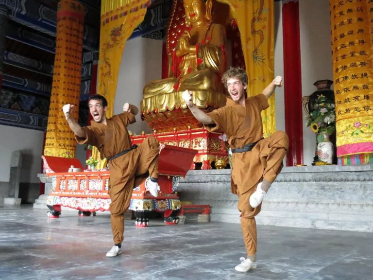 une présence sur place shaolin